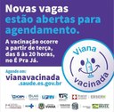 Aplicação de vacina continua por toda essa semana! #Vianavacinada #Juntosnocombateaovirus